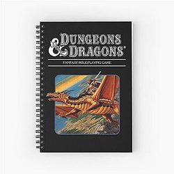 Dungeons Dragons Master Set Artwork Spiral Notebook