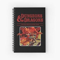Dungeons Dragons Base Set Spiral Notebook