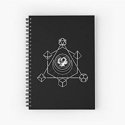 Dice and Dragons Tabletop RPG Gaming Notebook