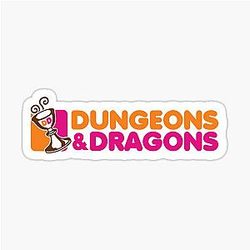 Dunkin' Dragons Sticker