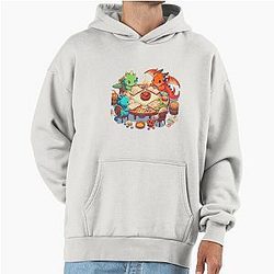 Dragons Playing D&D Oversized Hoodie