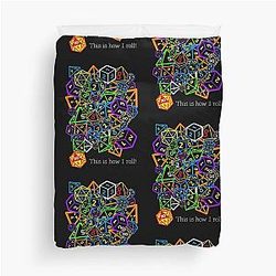 Dungeons and Dragons - This is how I roll Duvet Cover