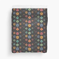 Dungeons and Dragon Dice Duvet Cover