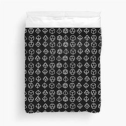 Dungeons and Dragons Dice Duvet Cover