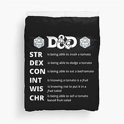 Dungeons and Dragons Duvet Cover