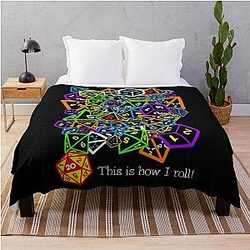 D&D - This is how I roll Essential Throw Blanket