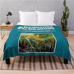 Dungeons and Dragons Companion Rules Throw Blanket