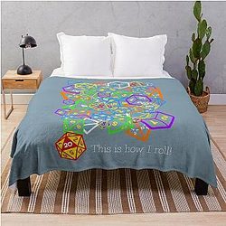 Dungeons and Dragons Throw Blanket