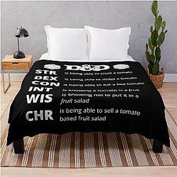 Dungeons & Dragons Gift Throw Blanket
