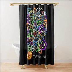 Dungeons and Dragons Essential Shower Curtain