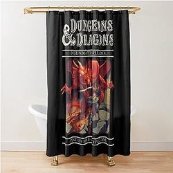 Dungeons Dragons Shower Curtain