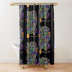 D&D - This is how I roll! Shower Curtain