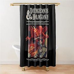 Dungeons Dragons 1974 Shower Curtain