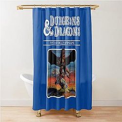 Dungeons Dragons Expert Set Shower Curtain