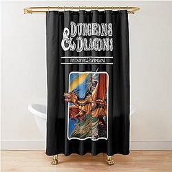 Dungeons Dragons Master Rules Shower Curtain