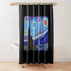 Dungeons and Dragons Van Gogh Starry Night D20 T-shirt