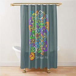 Dungeons and Dragons Shower Curtain