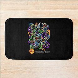 D&D - This is how I roll Bath Mat