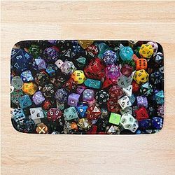 Play Gaming Dice and Dungeons Dragons Bath Mat