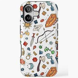 Dungeons and Dragons RPG Game iPhone Pattern Tough Case