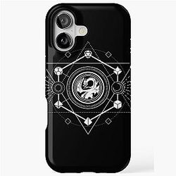 Dice and Dragon Polyhedral Dice Set Inspired Tabletop RPG Gaming iPhone Tough Case