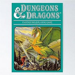 Dungeons and Dragons Companion Set rules artwork Poster