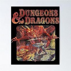 Vintage Dungeons & Dragons Poster