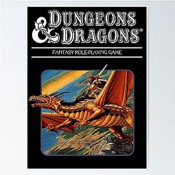 Dungeons Dragons Master set artwork Poster