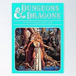 Dungeons and Dragons Legacy of Blood Module Artwork Poster