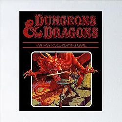 Dungeons Dragons Base Set Poster