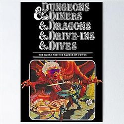 Dungeons & Dragons Drive-ins & Dives Poster