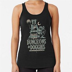 Dungeons Doggies Racerback Tank Top