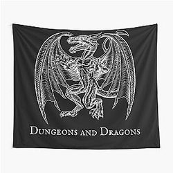 Dungeons Dragons Design Tapestry