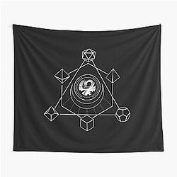 Dice and Dragons Tabletop RPG Gaming - Nerdy Geeky Tapestry