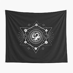 Dice and Polyhedral Dice Set Inspired Tabletop RPG Gaming(clone removed) Tapestry