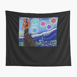 Dungeons & Van Gogh Starry Night Tapestry