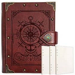 Durotan Compass Journal Notebook for Dungeons and Dragons, Writing, Drawing, Sketchbook
