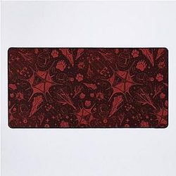 Baldur's Gate 3 Pattern Astarion Vampire Druid Potion Netherstone Worm Parasite DnD Gaming Desktop Mat