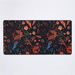 Baldur's Gate 3 Pattern Astarion Shadowheart Druid Potion Netherwater Worm Parasite Scroll DnD Gaming Desk Mat