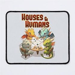 Houses and DnD Mouse Pad