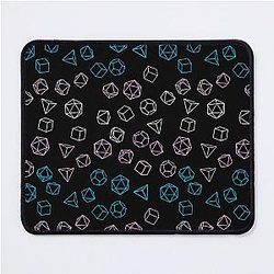 DND Dice Trans Pattern Mouse Pad