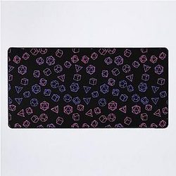 Dnd Dice Bi-Flag Pattern Desk Mat