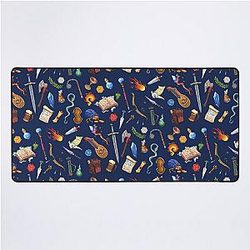 GEEKY TABLETOP RPG PATTERN FOR ROLEPLAYING GAMERS DESK MAT