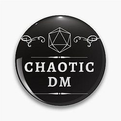 Chaotic D&D Alignment Pin