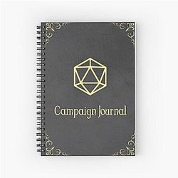 D&D Campaign Journal Notebook