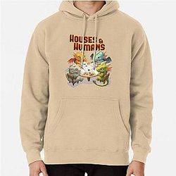 Houses and Humans Funny Pullover Hoodie
