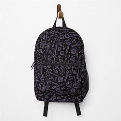 D&D Pattern Purple Backpack