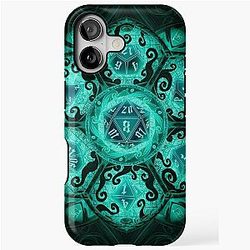 DnD Dice Lovecraft Pattern iPhone Tough Case