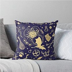 Dungeons and Dragons To Doodle on a Celestial Throw Pillow
