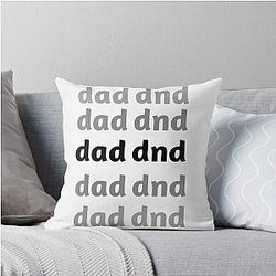 Dad DND Throw Pillow